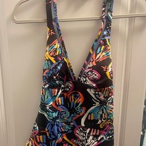 Vera Bradley Reversible Swim Top Size M